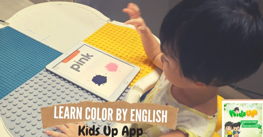 Hoc mau sac bang tien anh voi ung dung Kids Up